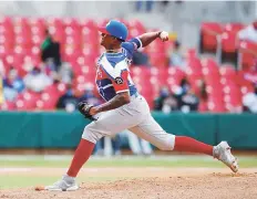  ?? AP / Moises Castillo ?? A LA LOMA. Luis Medina será el abridor de Puerto Rico en la semifinal de esta noche.