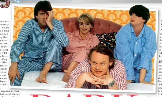  ??  ?? From left: Neil Morrissey, LeslieAsh, Martin Clunes and Caroline Quentin