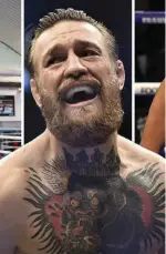  ??  ?? Conor McGregor is on his way to becoming a billionair­e after overtaking Antony Joshua and Tyson Fury