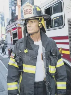  ??  ?? 0 Rob Lowe stars as Owen Strand.in new emergency drama 9-1-1: Lone Star series one on Star on Disney+