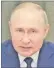  ?? Picture: REUTERS ?? Vladimir Putin.