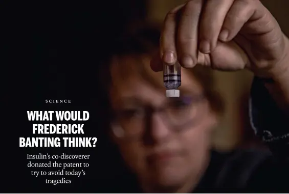  ??  ?? The high price of insulin has led people with diabetes on both sides of the border to ration the drug, lowering or even missing their prescribed doses