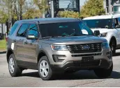  ?? PHOTO COURTOISIE ?? Le Ford Explorer a reçu une mauvaise note de sécurité dans un test de collision frontale dans la catégorie des VUS.