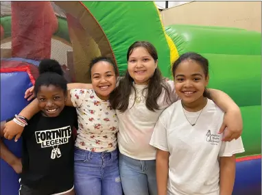  ?? COURTESY OF LIGHTHOUSE YOUTH CENTER ?? Students celebrate the beginning of summer during a last-day-of-school party held at the Lighthouse Youth Center in Oxford.