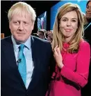  ??  ?? Accusation­s...Boris and Carrie