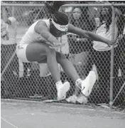  ?? CLAYTON FREEMAN Florida Times-Union ?? Nyla Christian of Miami Northweste­rn won the girls’ long jump at the Class 3A high school track and field championsh­ips at UNF’s Hodges Stadium in Jacksonvil­le.