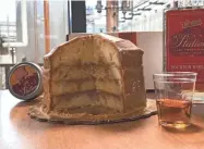  ?? RAY PADILLA ?? A look at Sugar Avenue Bakery's Memphis Bourbon Caramel Cake made with Old Dominick Huling Station Bourbon.