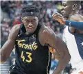  ??  ?? W 140-111 Jan. 17 vs. Wizards
Pascal Siakam/Isaac Bonga