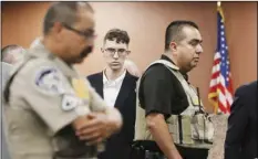  ?? / EL PASO TIMES VIA AP, POOL BRIANA SANCHEZ ?? In the is Oct. 10, 2019, file photo, El Paso Walmart shooting suspect Patrick Crusius pleads not guilty during his arraignmen­t in El Paso, Texas.