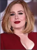  ??  ?? Adele: Album sales record