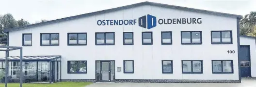  ?? BILDer: privat ?? Die Firma Ostendorf GmbH hat ihren Firmensitz in der August-Wilhelm-Kühnholzst­raße 100.