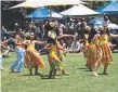  ??  ?? Waitangi Day celebratio­ns at Broadwater Parkland yesterday.