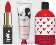  ??  ?? The new Target x Disney beauty collection.