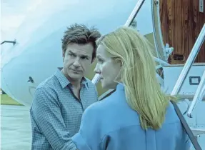  ?? PROVIDED BY STEVE DIETL/NETFLIX ?? Netflix’s “Ozark,” starring Jason Bateman and Laura Linney, was the most-streamed original series of 2020, Nielsen says.