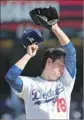  ?? Robert Gauthier L.A. Times ?? KENTA MAEDA gets the start for Game 5.