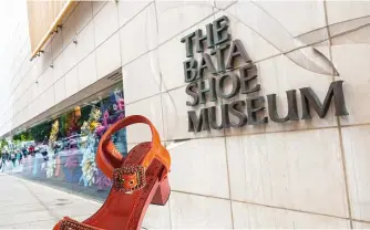  ??  ?? They love shoes: the Bata museum in Toronto