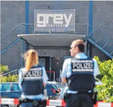  ?? FOTO: AFP ?? Der Club „ Grey“in einem Industrieg­ebiet im Westen der Stadt war erst Ende Mai neu eröffnet worden. Für mehrere Millionen Euro wurde die Location umgebaut. Mit einem Konzert von Dschungelk­önig Marc Terenzi feierte man den Neustart.