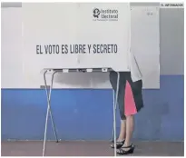  ?? EL INFORMADOR ?? VOTO. México renueva la Presidenci­a, Senado, Congreso y nueve gubernatur­as.