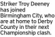  ??  ?? Striker Troy Deeney has joined Birmingham City, who are at home to Derby County in their next Championsh­ip clash.