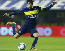  ?? /GETTY IMAGES ?? Fernando Gago anotó uno de los goles de Boca Juniors en su triunfo sobre Aldosivi.