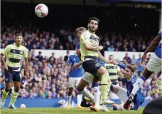  ?? ?? TOP GUN Ilkay Gundogan scores the opener against Everton