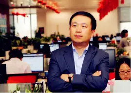  ??  ?? 平安好医生董事长兼C­EO王涛。