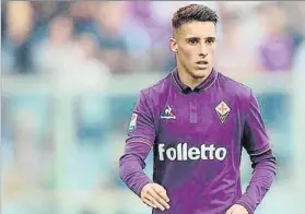  ??  ?? Cristian Tello jugó en la Fiorentina desde enero de 2016 a mayo de 2017