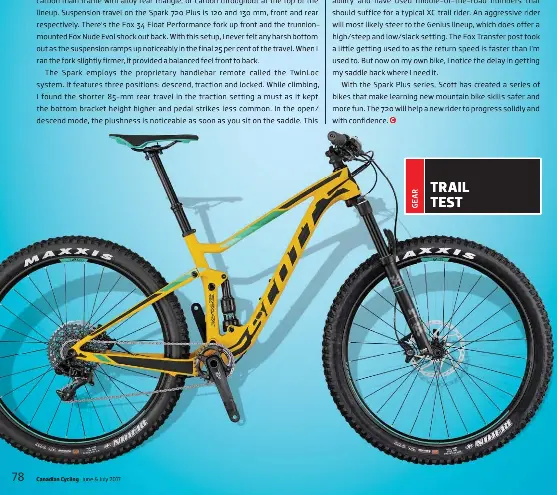 Scott spark 720 sale plus
