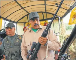  ?? FOTOS: AFP ?? MADURO. Denunció un intento de golpe el 4 de agostoarac­as.