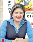  ??  ?? María Portillo (PLRA), también mencionada como candidata, hermana del acusado diputado Carlos Portillo.