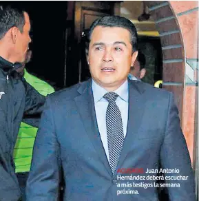  ??  ?? ACUSADO. Juan Antonio Hernández deberá escuchar a más testigos la semana próxima.