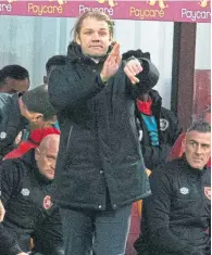  ?? ?? Hearts boss Robbie Neilson