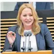  ?? FOTO: BECKERBRED­EL ?? Kulturmini­sterin Streichert-Clivot (SPD) wehrte sich im Landtag gegen die Angriffe der CDU.