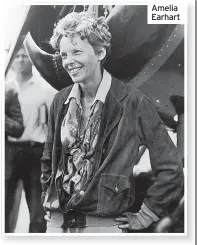  ?? ?? Amelia Earhart