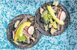  ?? MIAMI CHEFS ?? The new Cvltvra in Miami offers street-style skirt steak tacos with molcajete salsa, avocado, radishes and chicharron.