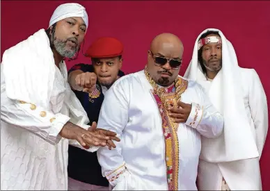  ?? COURTESY OF NINA KARETOVA ?? Atlanta’s Goodie Mob — Khujo ( from lef t), T- Mo, Ceelo Green and Big Gipp — released their first new album in seven years, “Survival Kit,” on Nov. 13.