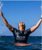  ?? Wsl ?? Brisa logró el primer lugar de su heat en la fecha inaugural del Tour Mundial 2024.