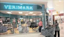  ??  ?? Verimark outlet at Clearwater Mall. Verimark says it expects profit before taxation to be between R3.4 million and R4.1m.