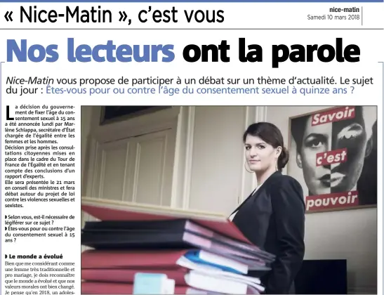  ?? (Photo AFP) ?? Marlène Schiappa, secrétaire d’État chargée de l’égalité entre les femmes et les hommes.