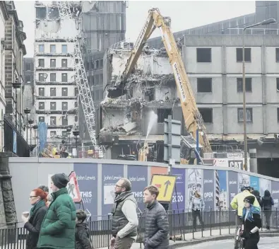  ??  ?? Demolishin­g Edinburgh’s St James Centre is paving the way for a transforma­tion of the city’s east