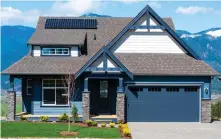  ?? SUPPLIED ?? Every home at Harrison Highlands Phase 2 comes with rooftop solar panels.