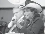  ?? SUSAN STOCKER/SOUTH FLORIDA SUN SENTINEL 2019 ?? Rep. Frederica Wilson, D-Fla., wrote a bill that orders the establishm­ent of a commission as part of the Department of Justice that would study societal forces that have disproport­ionately affected Black men in America.