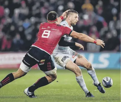  ??  ?? 0 Finn Russell is adept at executing clever kicks but too much kicking in modern rugby is speculativ­e.