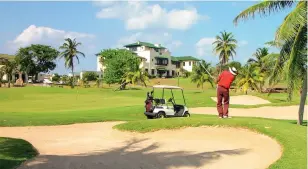  ??  ?? Varadero Golf Club, Varadero.