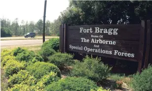  ?? LOGAN MOCK-BUNTING GETTY IMAGES FILE PHOTO ?? Fort Bragg, in Fayettevil­le, N.C., is home to some of the U.S. army’s most elite forces.