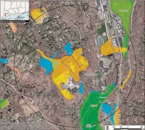  ?? Verizon / Contribute­d photo ?? Proposed cell tower coverage map provided by Verizon.