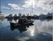  ?? (PH.DR) ?? Les plongeurs de la brigade nautique de Martigues ont couvert une large zone durant deux jours au large de Mandelieu.