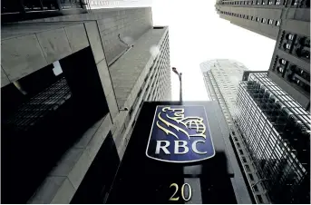  ?? THE CANADIAN PRESS FILES ?? While U.S. tax cuts weighed on the Royal Bank of Canada, the lender delivered better-than-expected profits in the three months ended Jan. 31 and increased quarterly payments to common shareholde­rs by 3 cents.