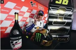  ??  ?? 4 Titré dès sa deuxième saison en MotoGP, le Majorquin n’est qu’à l’aube d’une prometteus­e carrière. 4