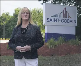 ?? CHARLES KRUPA—ASSOCIATED PRESS ?? In this Friday, Aug. 14, 2020, photo New Hampshire Rep. Nancy Murphy, D-merrimack, poses for a photo outside the Saint-gobain plastics factory in Merrimack, N.H.